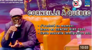 Corneille s’exprime sur le Mois de l’histoire des Noirs à Québec