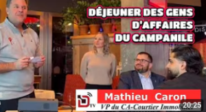 Déjeuner des Gens d’affaires du Campanile – MON CAMPANILE
