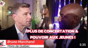 Le Maire Bruno Marchand réagit après l’assermentation