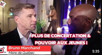 Le Maire Bruno Marchand réagit après l’assermentation